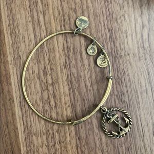 Anchor Alex and Ani Gold Bracelet